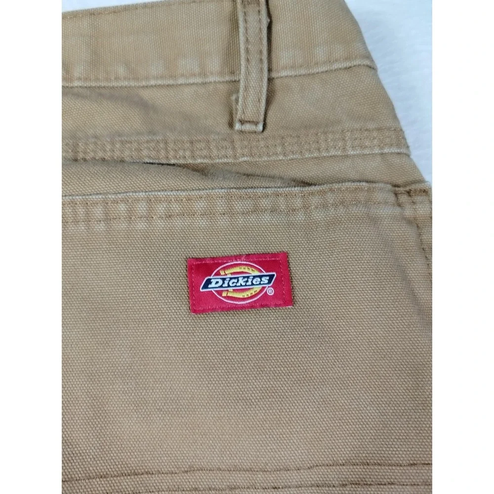 Dickies‎ Carpenter Pants Mens 44x30 Beige Canvas Workwear Utility Heavyweight